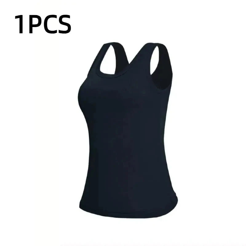 Ribbed Workout Tank Top