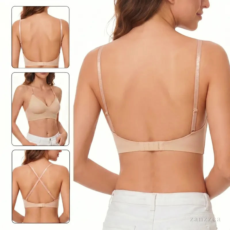 Seamless Low Back Convertible Bra