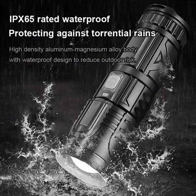 🔥Last Day Sale - 50% OFF🔥White Laser Telescopic Zoom Flashlight