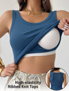Ribbed Workout Tank Top