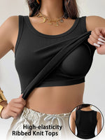 Ribbed Workout Tank Top